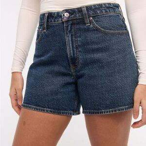 Abercrombie Curve Love high rise dad shorts